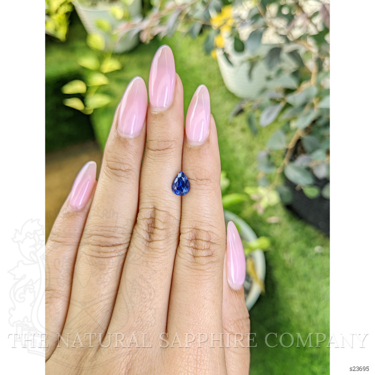 1.55 Ct. Blue Sapphire from Ceylon (Sri Lanka)