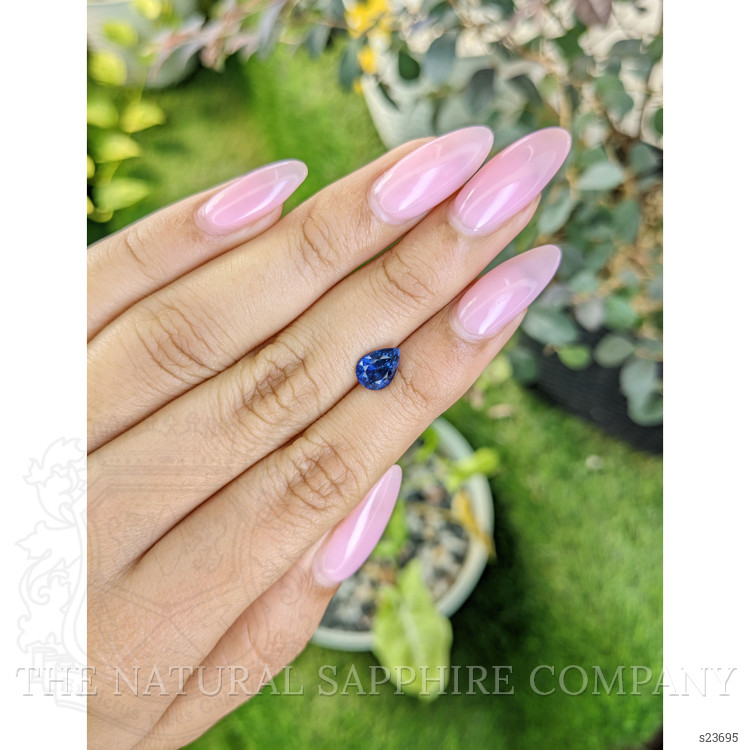1.55 Ct. Blue Sapphire from Ceylon (Sri Lanka)