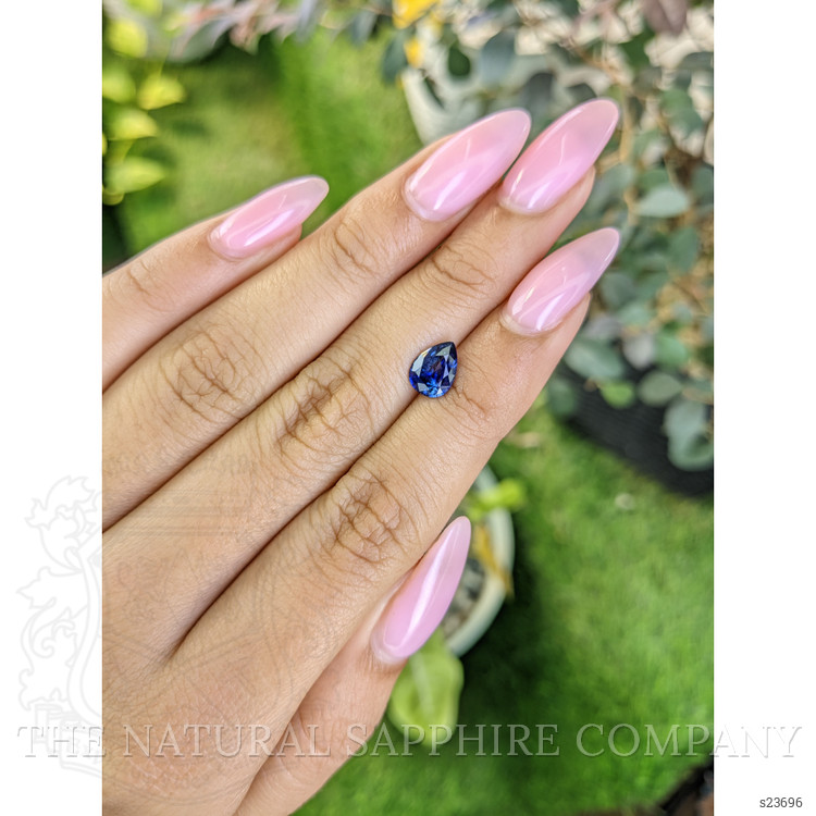 1.37 Ct. Blue Sapphire from Ceylon (Sri Lanka)