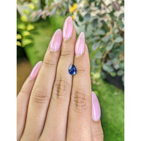 1.37 Ct. Blue Sapphire from Ceylon (Sri Lanka) Life Style