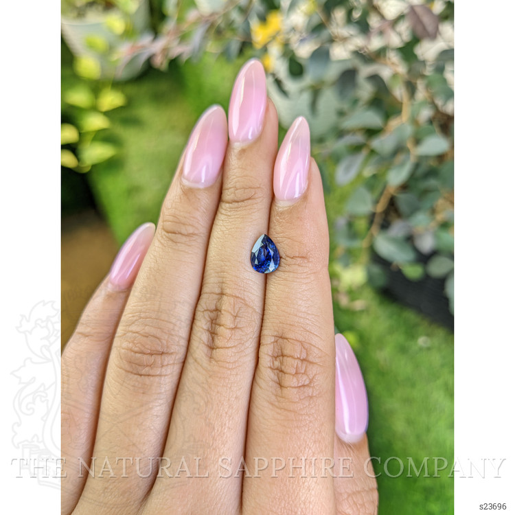 1.37 Ct. Blue Sapphire from Ceylon (Sri Lanka)