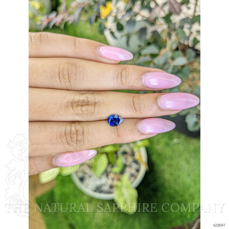 1.04 Ct. Blue Sapphire from Ceylon (Sri Lanka)