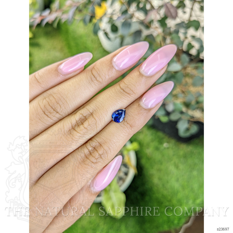1.04 Ct. Blue Sapphire from Ceylon (Sri Lanka)