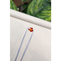 1.67 Ct. Reddish Orange Sapphire from Madagascar Life Style
