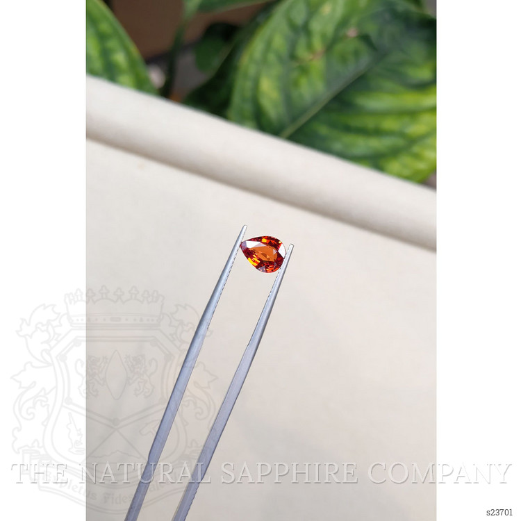 1.67 Ct. Reddish Orange Sapphire from Madagascar