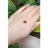 1.67 Ct. Reddish Orange Sapphire from Madagascar Life Style