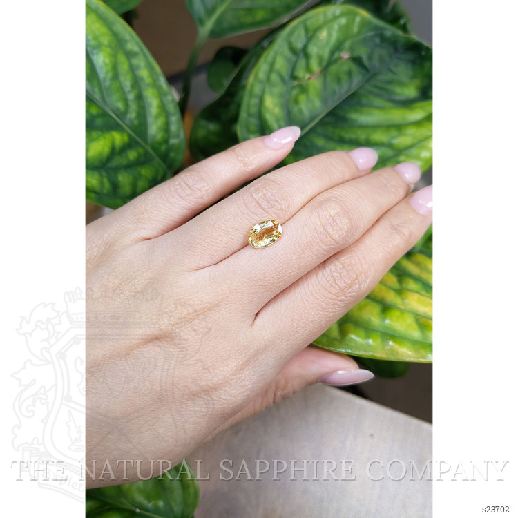 2.18 Ct. Yellow Sapphire from Madagascar