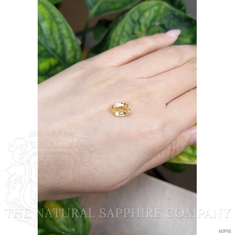 2.18 Ct. Yellow Sapphire from Madagascar