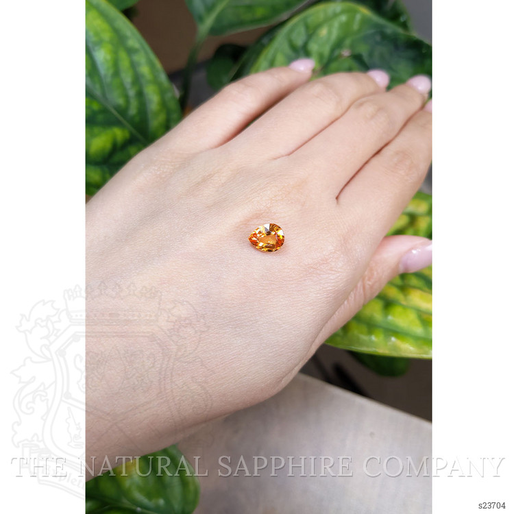 2.28 Ct. Orange Sapphire from Madagascar