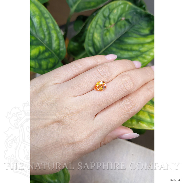 2.28 Ct. Orange Sapphire from Madagascar