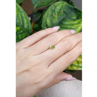 1.09 Ct. Green Sapphire from Madagascar Life Style