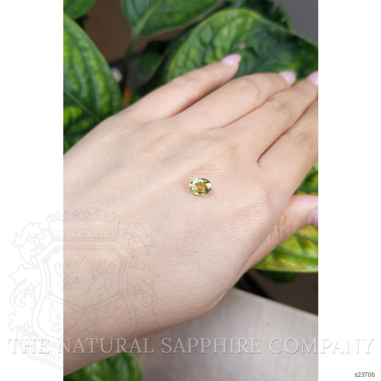 1.09 Ct. Green Sapphire from Madagascar