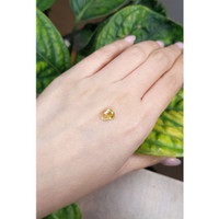 1.34 Ct. Yellow Sapphire from Madagascar Life Style