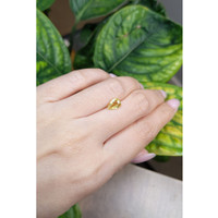 1.34 Ct. Yellow Sapphire from Madagascar Life Style
