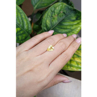 2.37 Ct. Yellow Sapphire from Madagascar Life Style