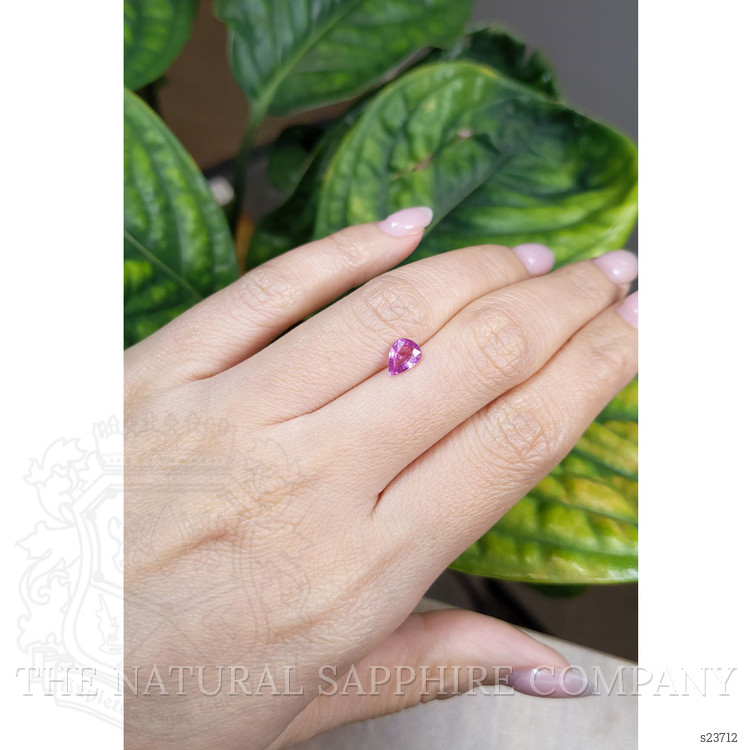 0.85 Ct. Pinkish Purple Sapphire from Madagascar
