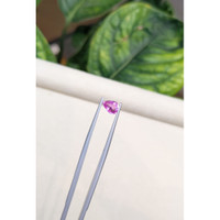 0.85 Ct. Pinkish Purple Sapphire from Madagascar Life Style