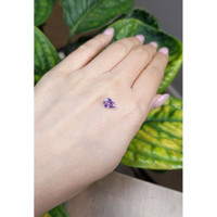 1.03 Ct. Purple Sapphire from Madagascar Life Style