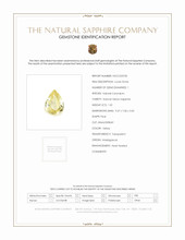 1.81 Ct. Yellow Sapphire from Madagascar Scan Report
