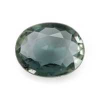 0.97 Ct. Bluish Green Sapphire from Madagascar Video