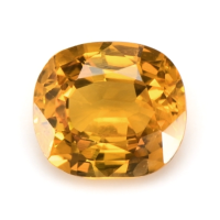 1.41 Ct. Orangish Yellow Sapphire from Madagascar Video