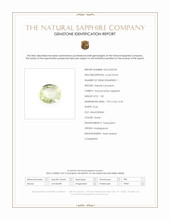 1.30 Ct. Green Sapphire from Madagascar Scan Report