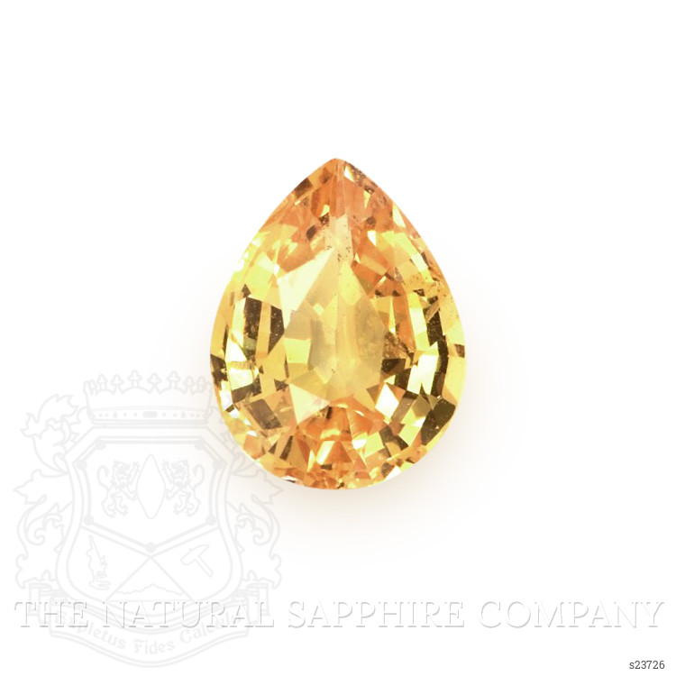 2.02 Ct. Orangish Yellow Sapphire from Madagascar