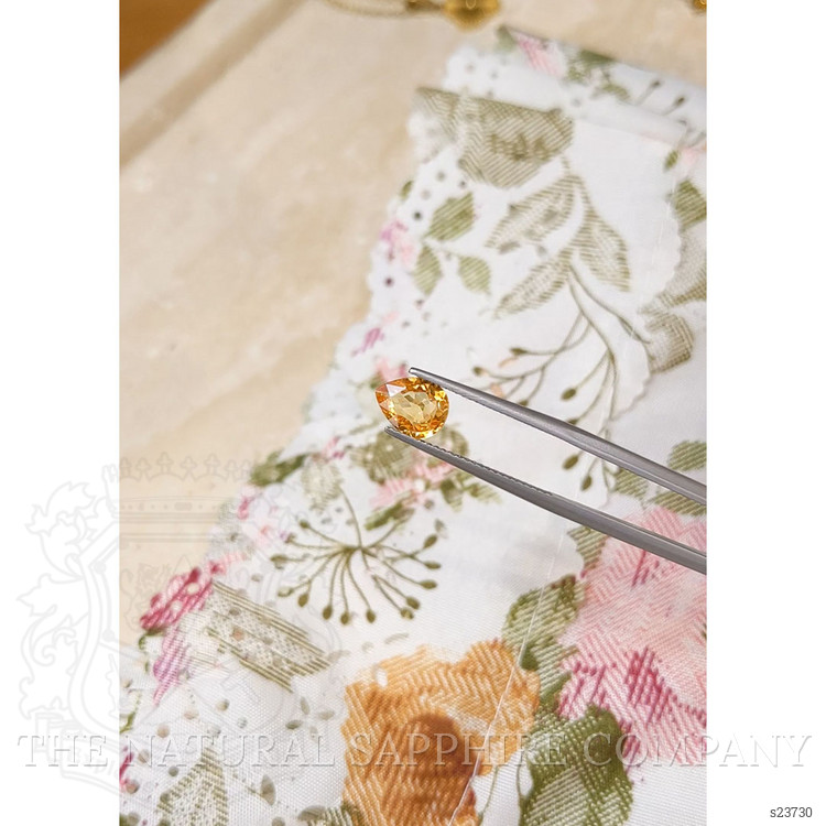 1.68 Ct. Yellowish Orange Sapphire from Madagascar