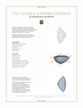 1.50 Ct. Pink Sapphire from Madagascar 3 D Scan Report