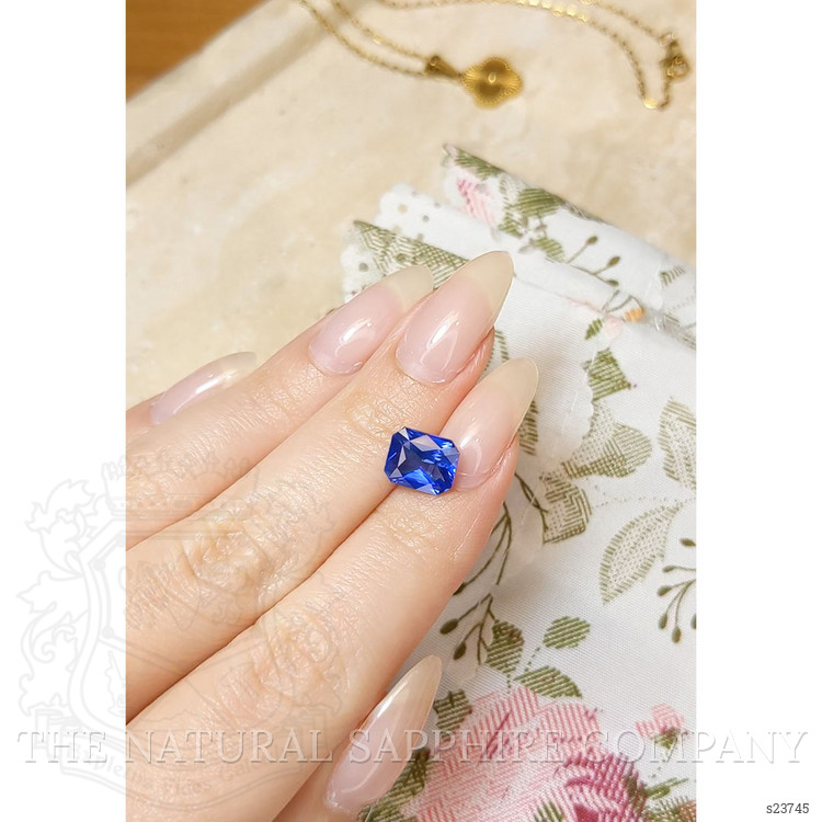 3.07 Ct. Blue Sapphire from Ceylon (Sri Lanka)