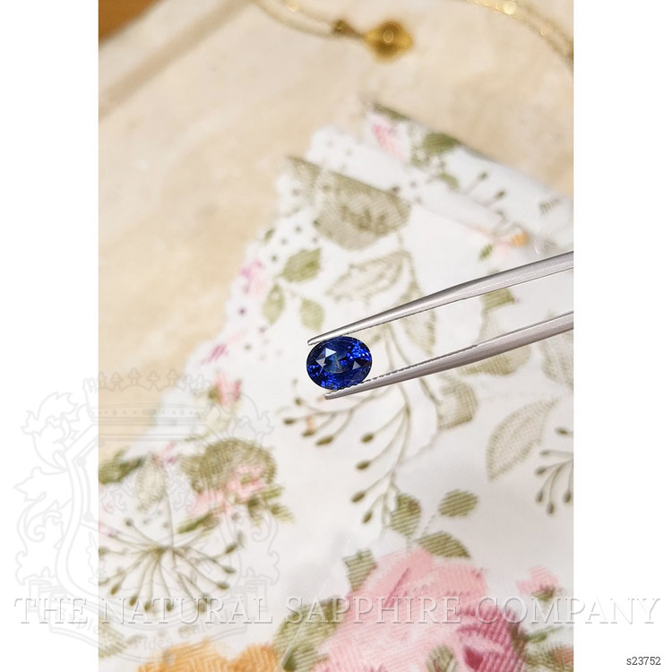 2.11 Ct. Blue Sapphire from Ceylon (Sri Lanka)