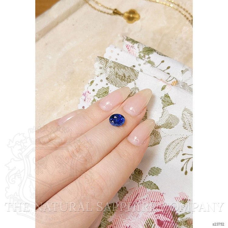 2.11 Ct. Blue Sapphire from Ceylon (Sri Lanka)