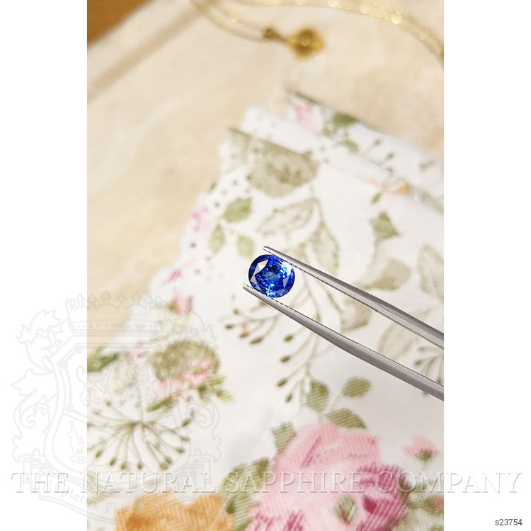 1.74 Ct. Blue Sapphire from Ceylon (Sri Lanka)