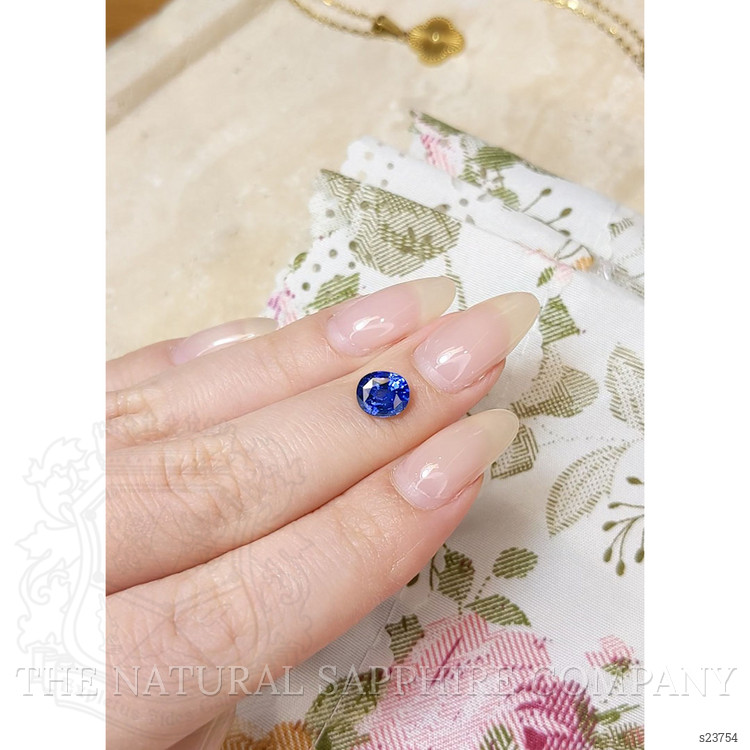 1.74 Ct. Blue Sapphire from Ceylon (Sri Lanka)