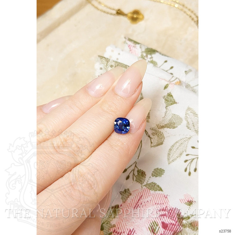 2.57 Ct. Blue Sapphire from Ceylon (Sri Lanka)
