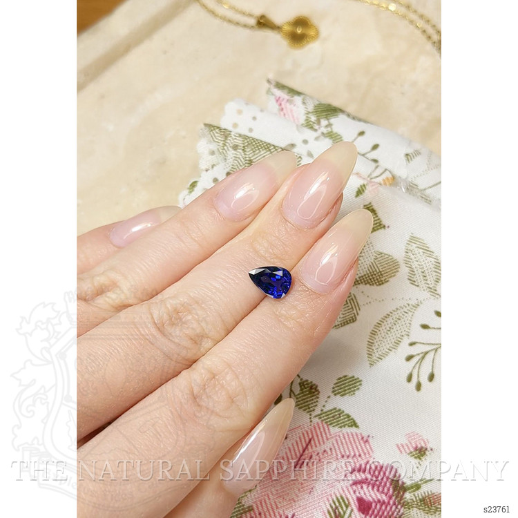 1.84 Ct. Blue Sapphire from Ceylon (Sri Lanka)