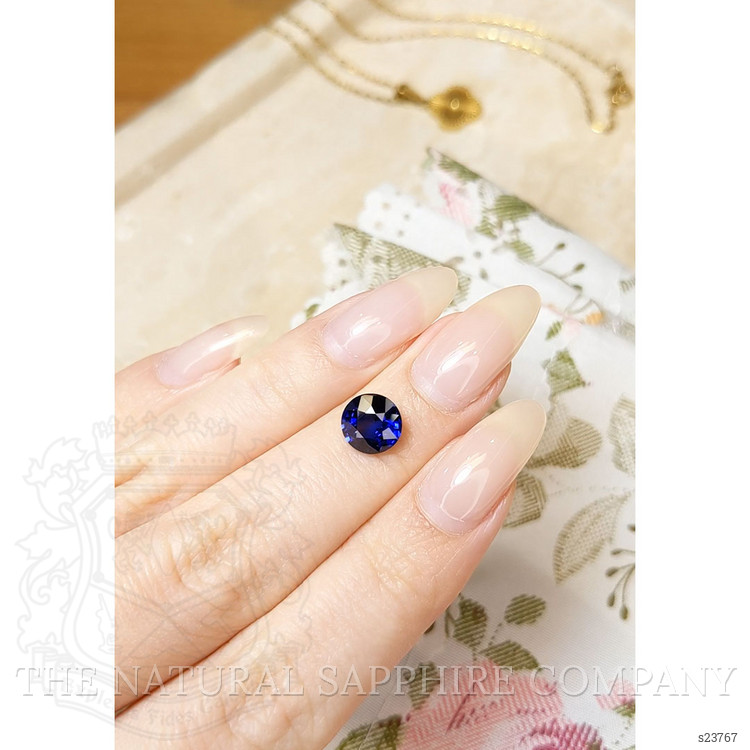 2.14 Ct. Blue Sapphire from Ceylon (Sri Lanka)