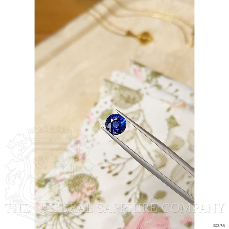 1.95 Ct. Blue Sapphire from Ceylon (Sri Lanka)