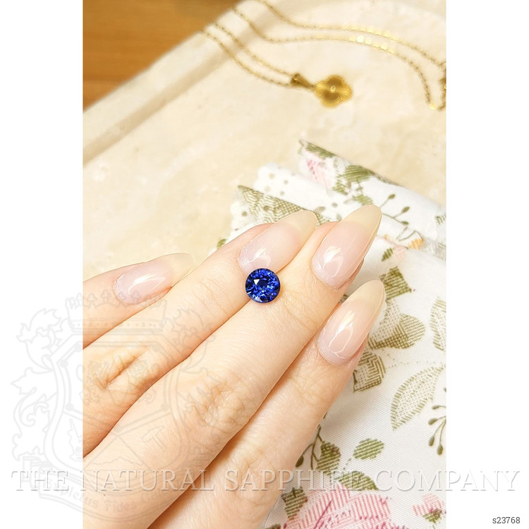 1.95 Ct. Blue Sapphire from Ceylon (Sri Lanka)