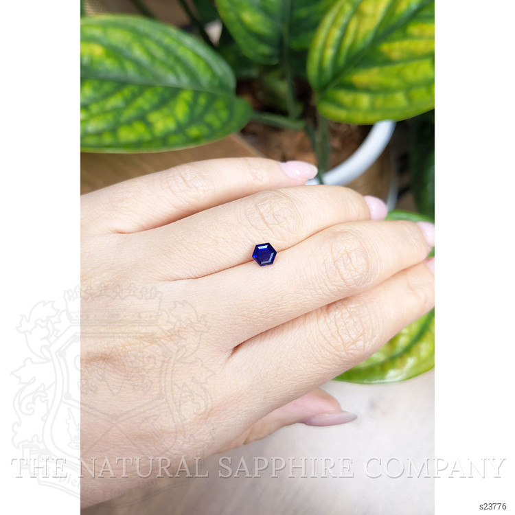 0.80 Ct. Blue Sapphire from Ceylon (Sri Lanka)