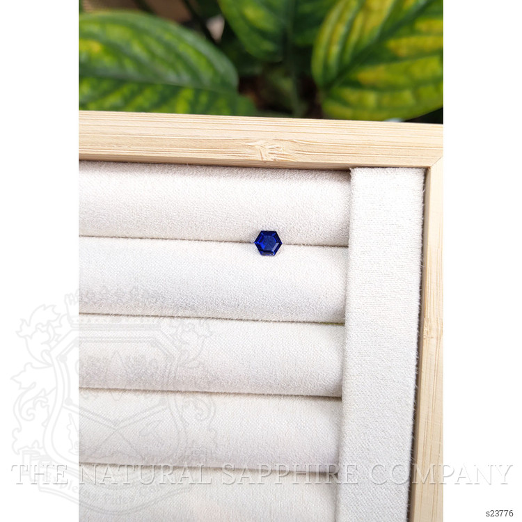 0.80 Ct. Blue Sapphire from Ceylon (Sri Lanka)