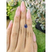 1.54 Ct. Blue Sapphire from Ceylon (Sri Lanka) Life Style