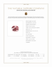 1.39 Ct. Padparadscha Sapphire from Ceylon (Sri Lanka) Scan Report