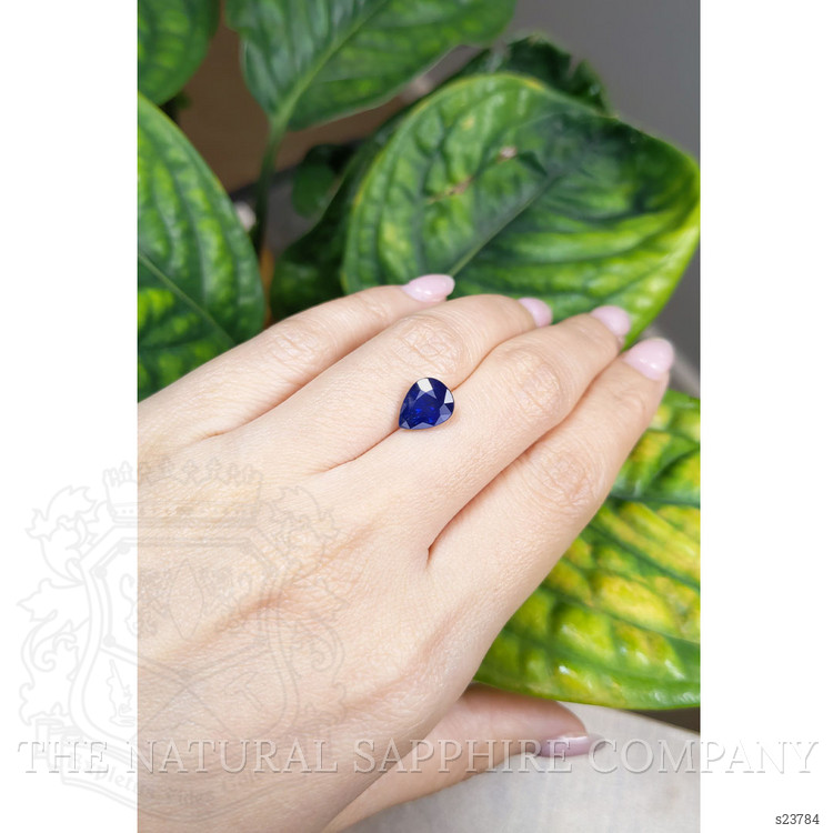 3.29 Ct. Blue Sapphire from Ceylon (Sri Lanka)