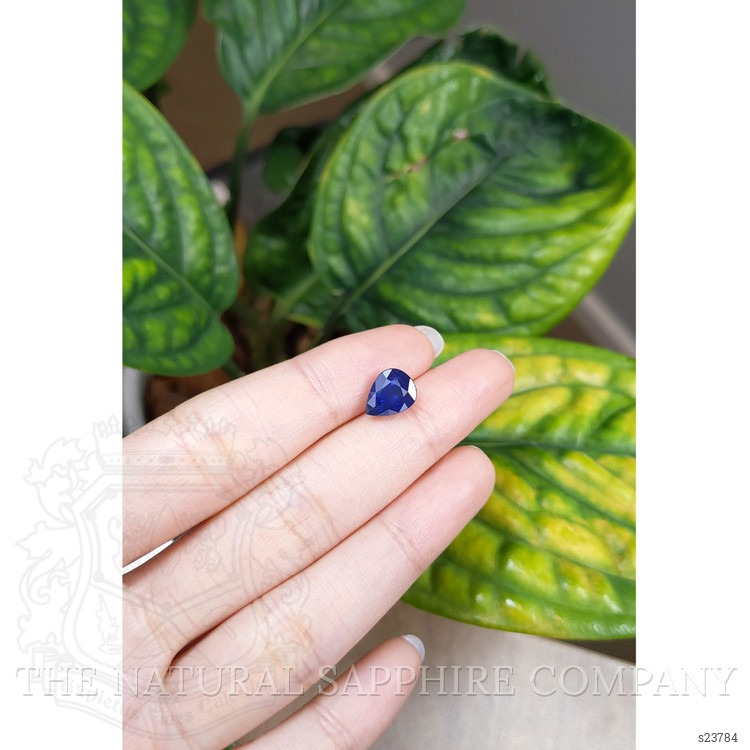 3.29 Ct. Blue Sapphire from Ceylon (Sri Lanka)