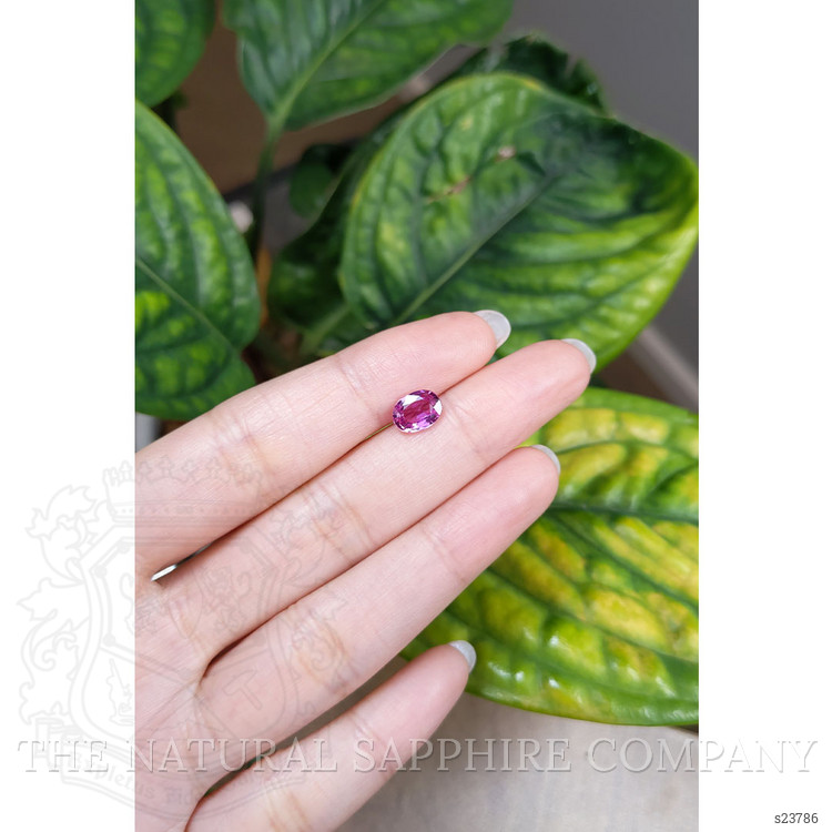 1.55 Ct. Pink Sapphire from Ceylon (Sri Lanka)