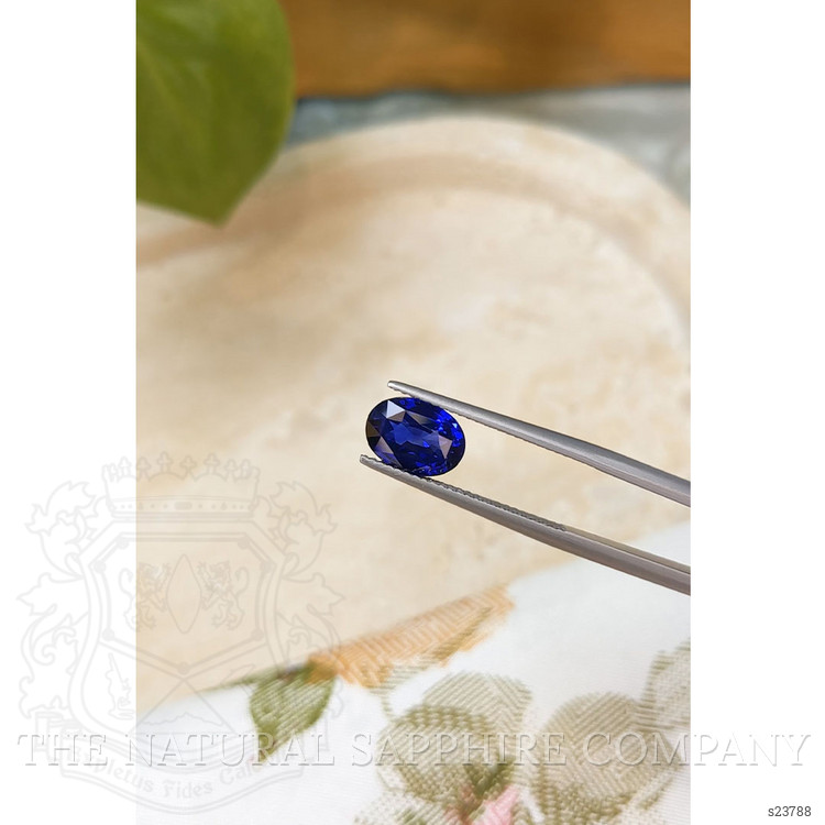 3.04 Ct. Blue Sapphire from Ceylon (Sri Lanka)