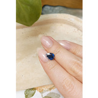 1.92 Ct. Blue Sapphire from Ceylon (Sri Lanka) Life Style