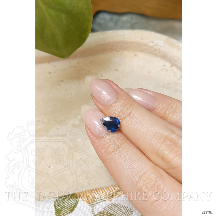 1.92 Ct. Blue Sapphire from Ceylon (Sri Lanka)