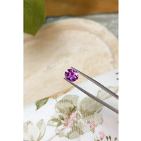 2.55 Ct. Pinkish Purple Sapphire from Ceylon (Sri Lanka) Life Style